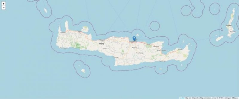 Heraklion Kreta, Heraklion Investitionsgrundstück 300m vom Meer entfernt Grundstück kaufen